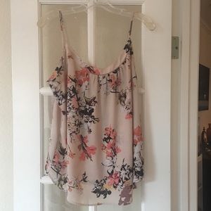 Blush Floral Print Camisole